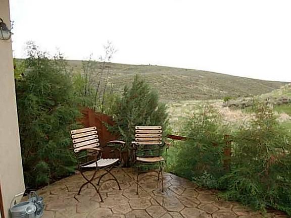 Lovely view from patio.