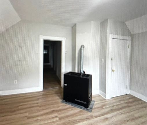 Livingroom with gas fired heater