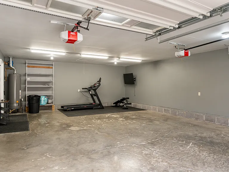 Large 2 car garage