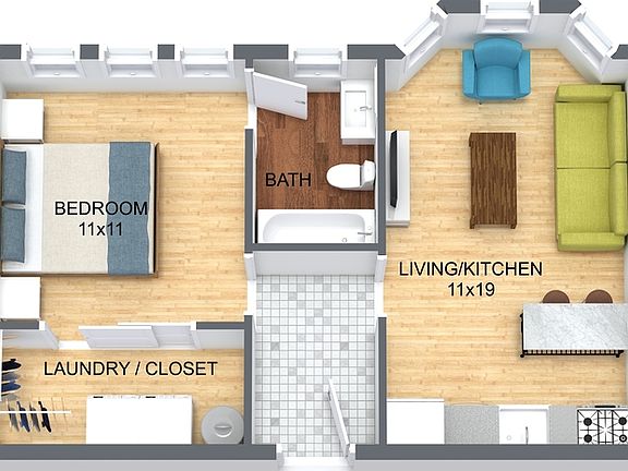 3rd image of 3603 N Washington Blvd APT 107