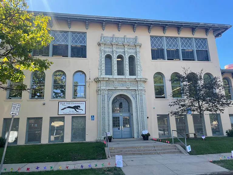 Park Hill Elementary 4 blocks away