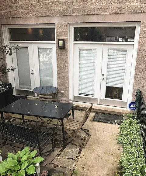 Patio entrance