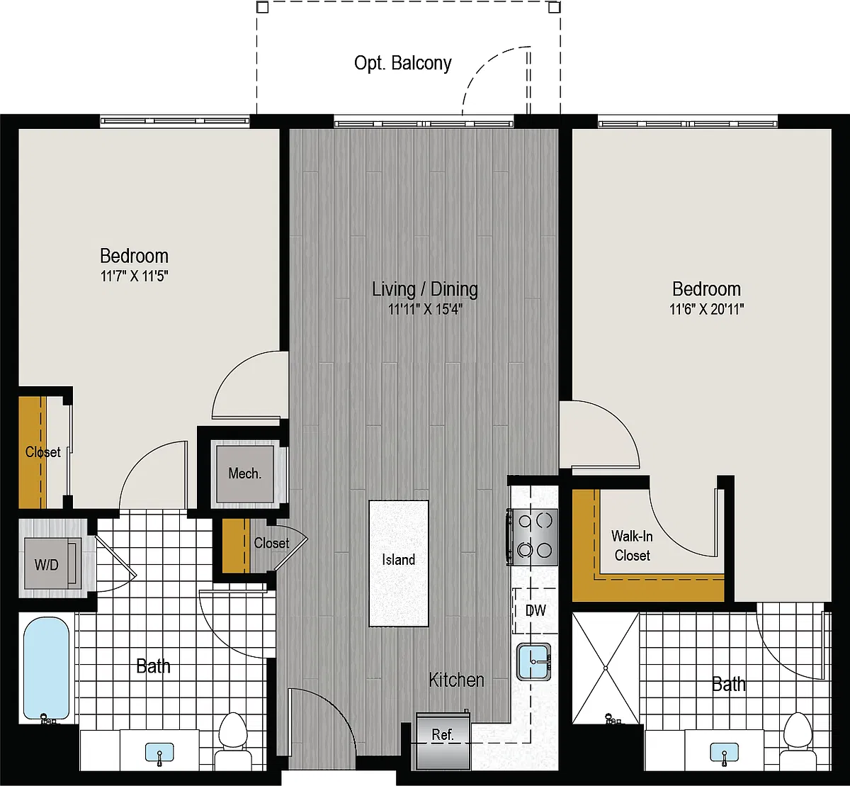 Floor plan B6