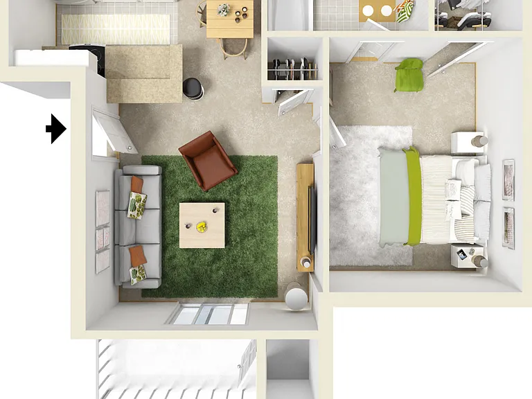 Double Tree Apts. — Photo 3