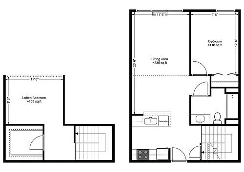 Floor plan E