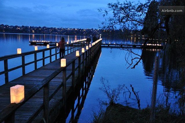 near Green Lake park