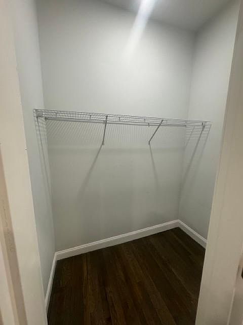 Walk-in living room closet