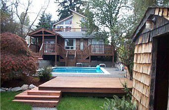 Back and inground pool