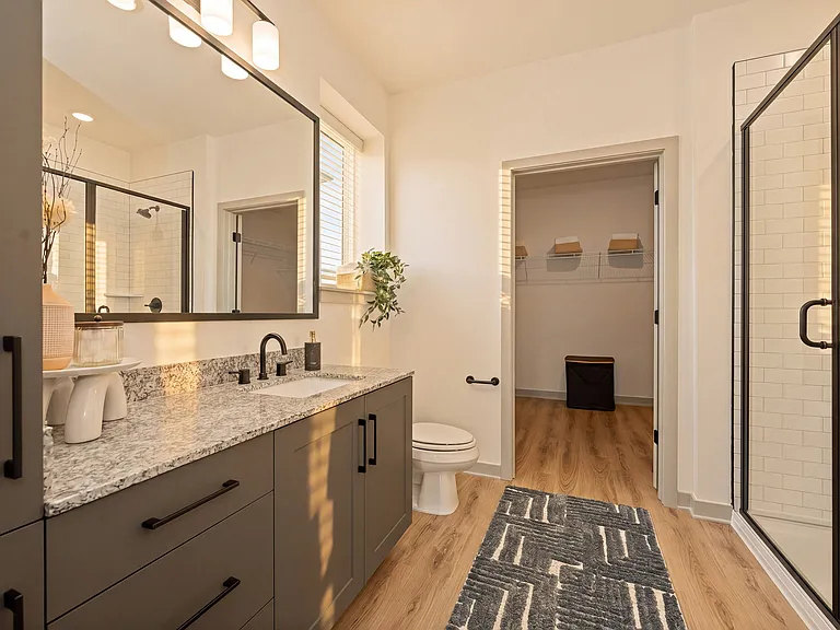 Luxe Bathrooms at Archer Eastfield Station Apartments