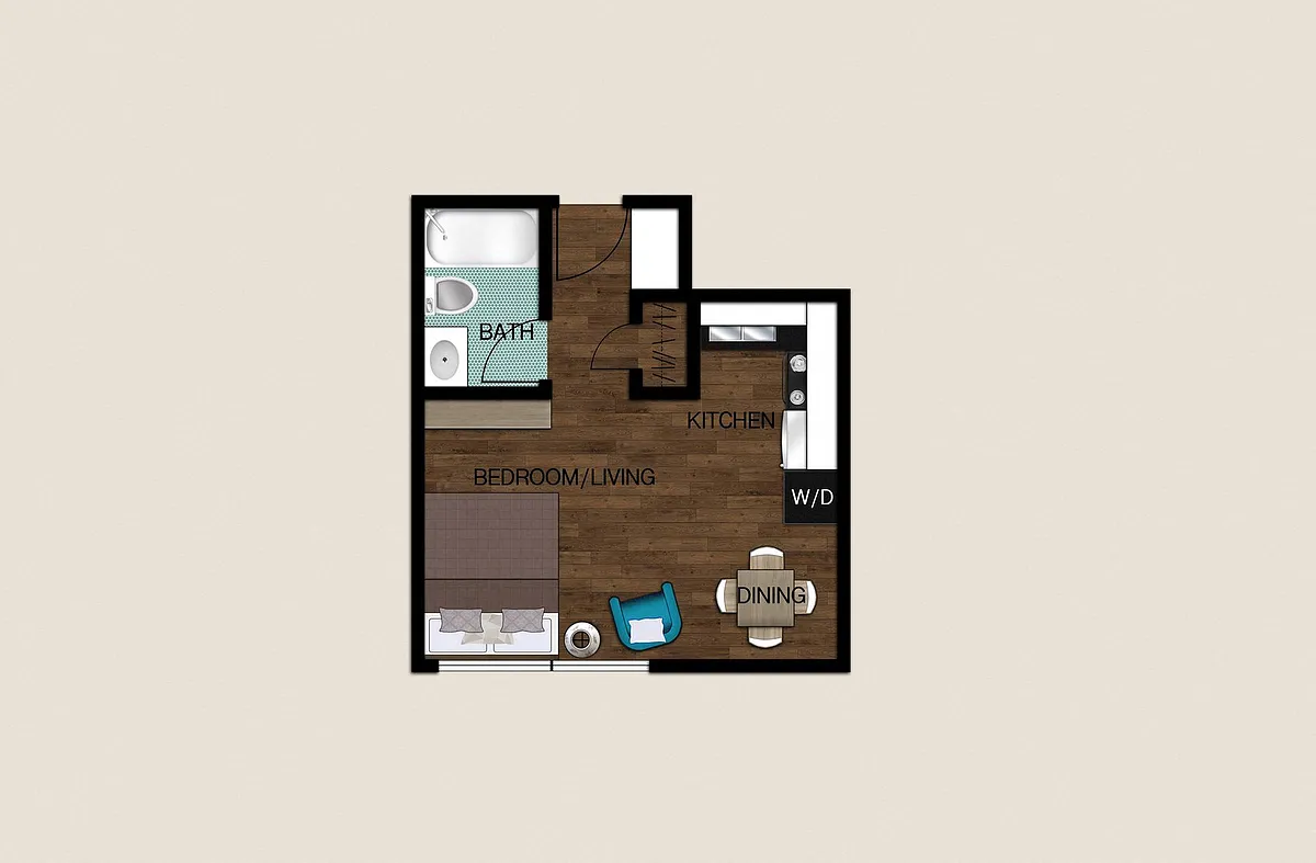 Floor plan Studio