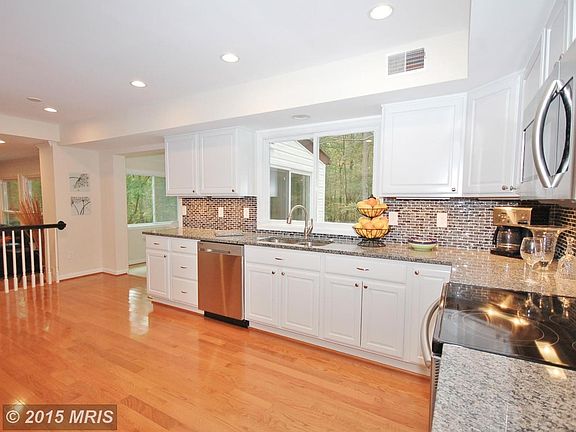Kitchen opens to sun room and family room