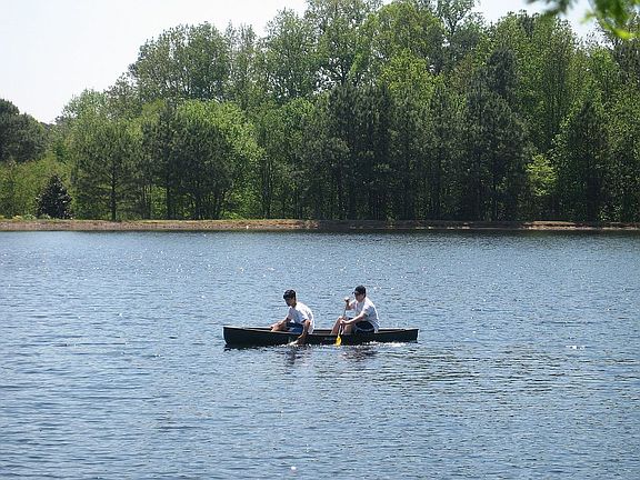 Kayaks / Canoes on Pond