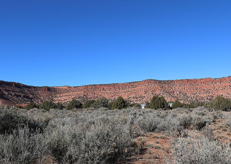 View of BLM cliffs to North