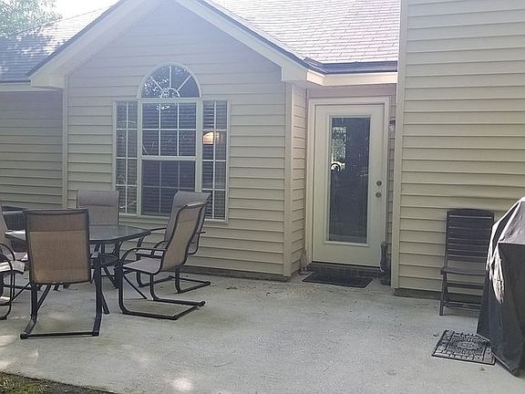Spacious patio.
