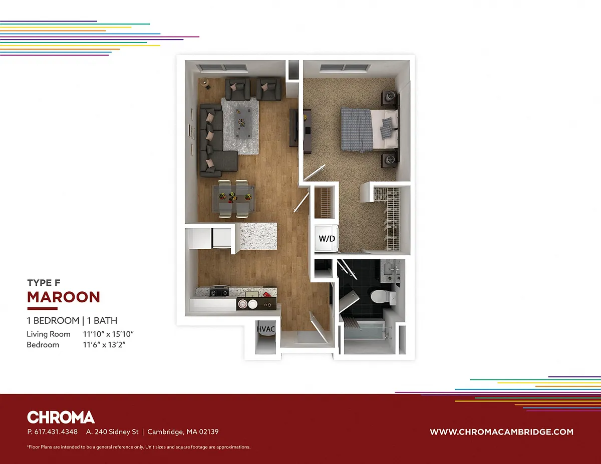 Floor plan Maroon