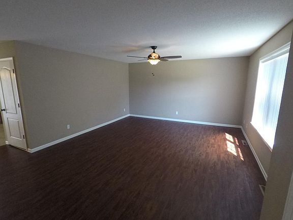 Living room with ceiling fan