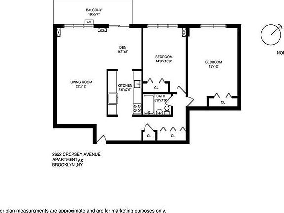 2nd image of 2650 Cropsey Ave #6K