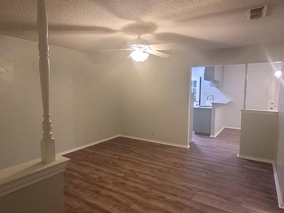 front door looking into living room