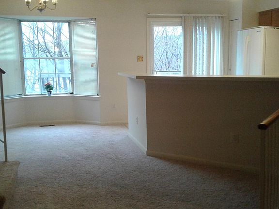 1st floor view of kitchen and dining area from the entrance