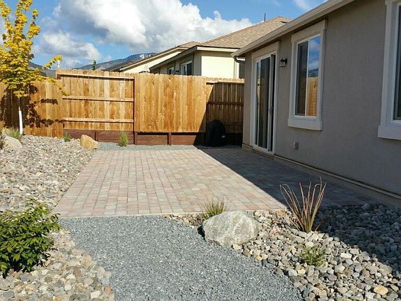 Backyard, looking west