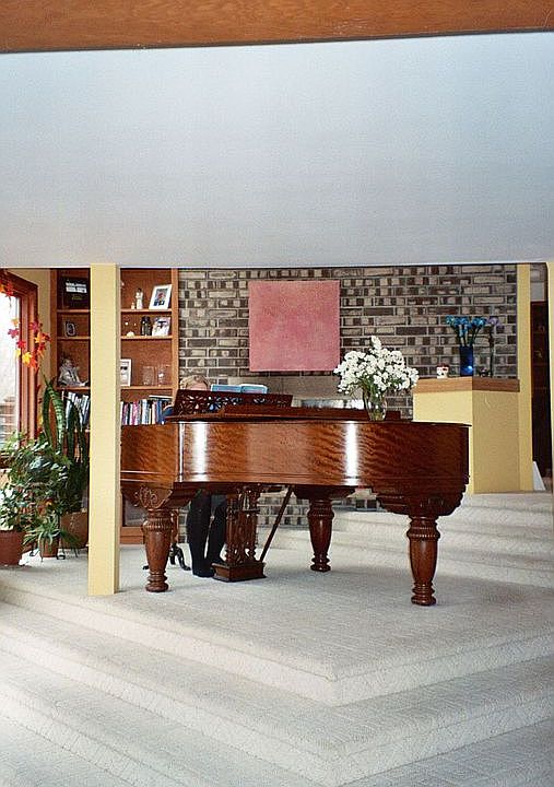 view from front entry
