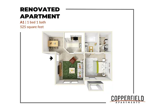 Floor plan A1 Renovated