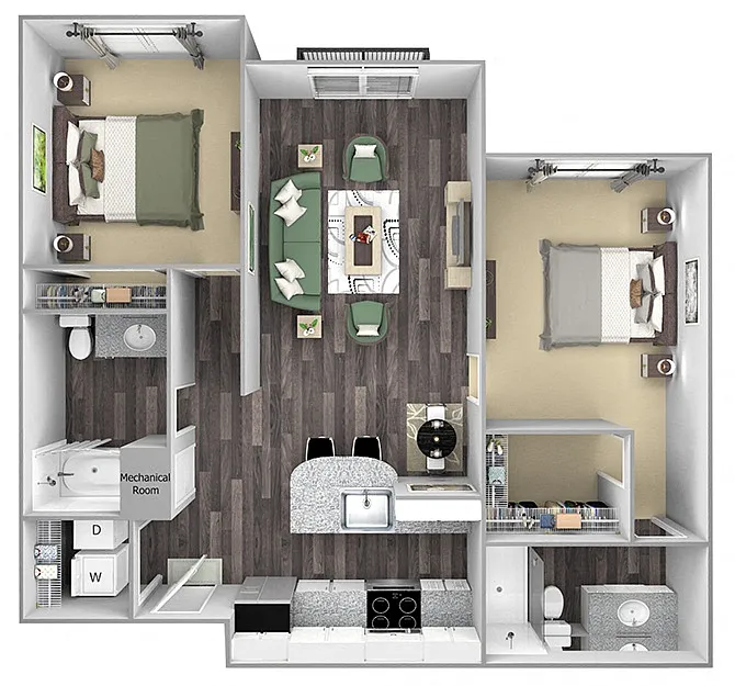 Floor plan B3