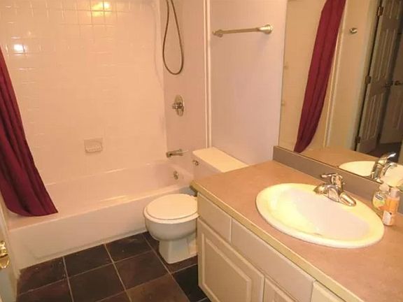 Nice size bathroom with tub
