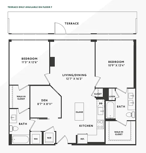 Floor plan C1 Den