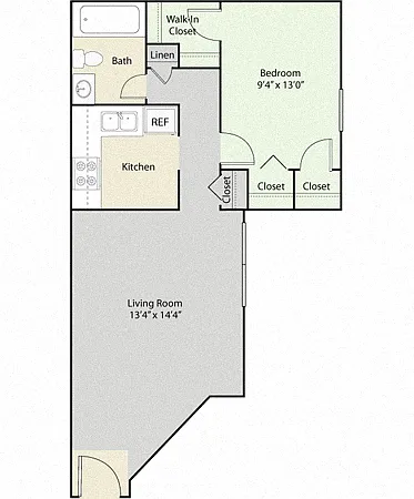 Floor plan A1 Renovated