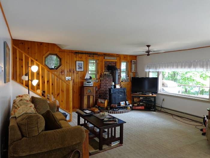 Livingroom with woodstove