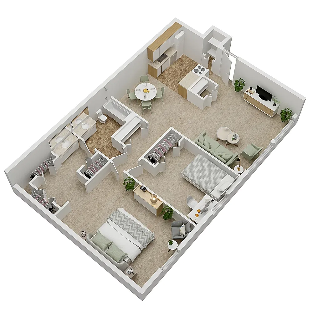 Floor plan Copper Harbor