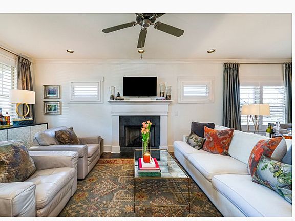Plantation shutters thru out