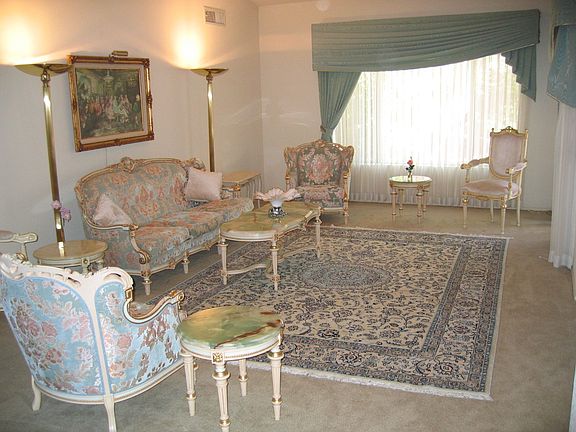 Entering front door reveals expansive living room