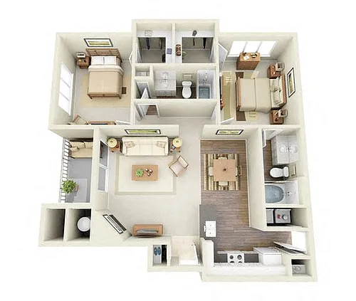Floor plan Pissaro