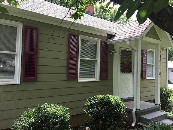 Covered front entry.