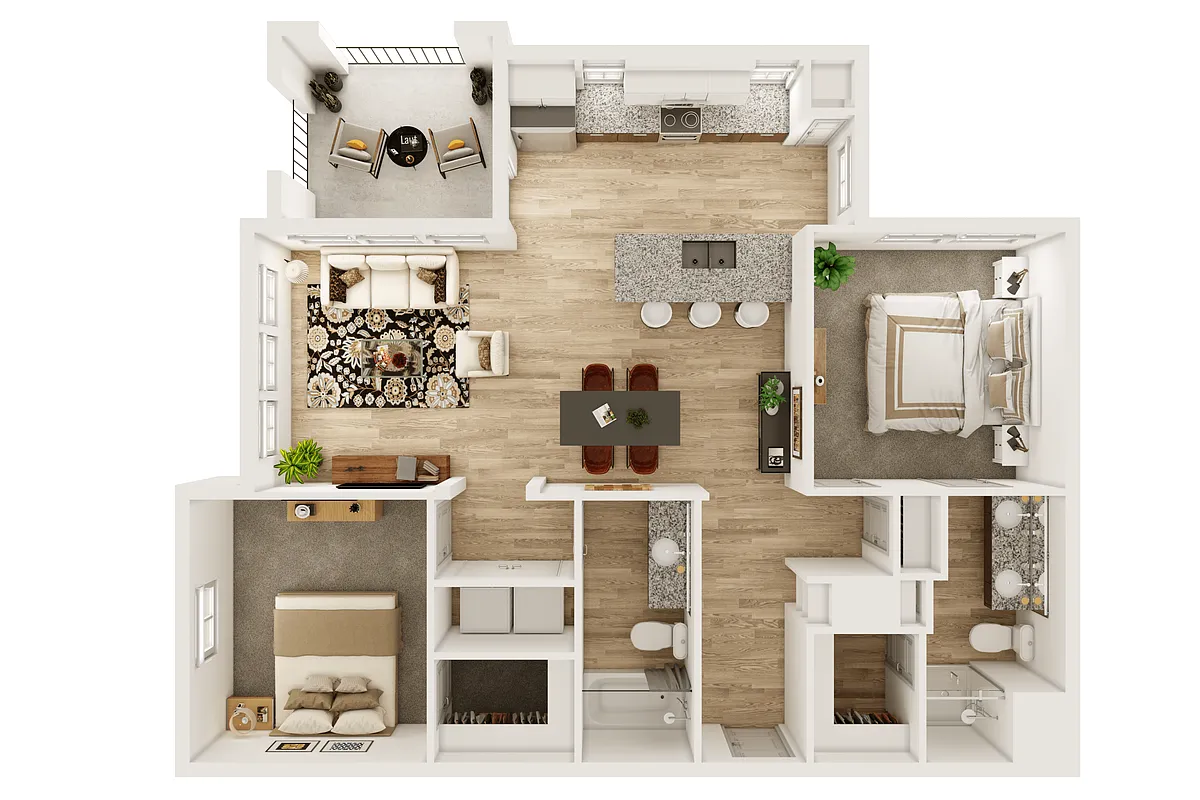 Floor plan B2b