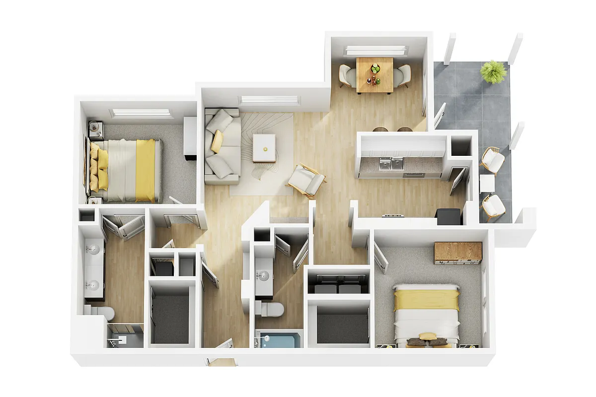 Floor plan B6