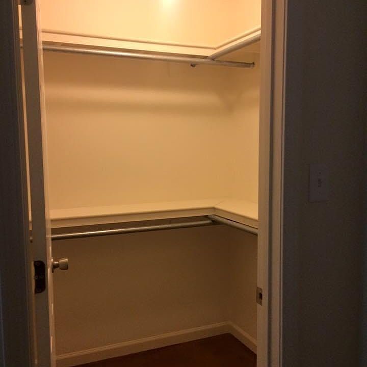 Master walk-in closet