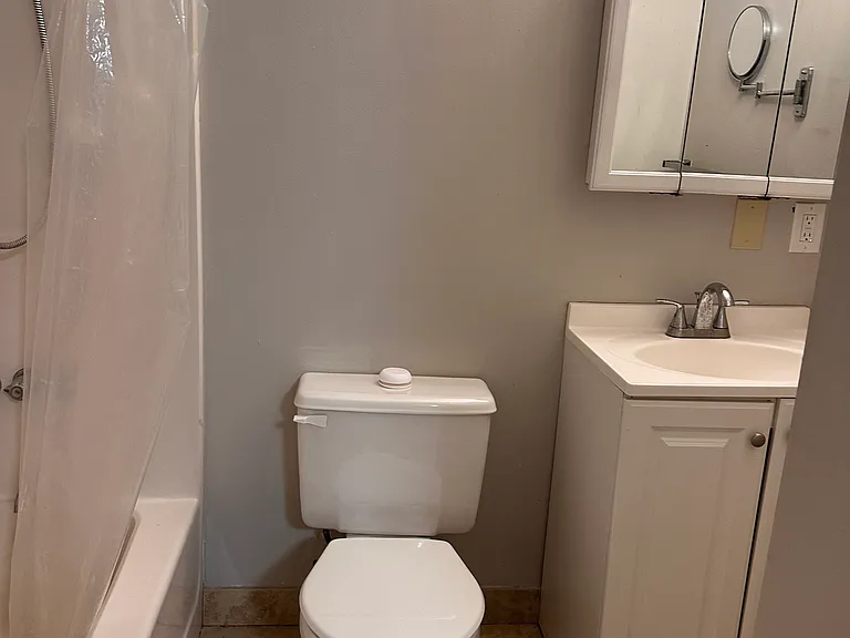 Bathroom with tub/shower combo