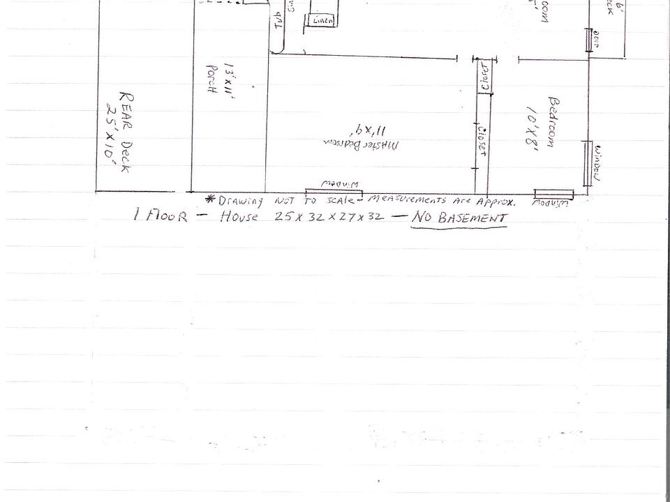 floor plan, not to scale, measurements are approx.