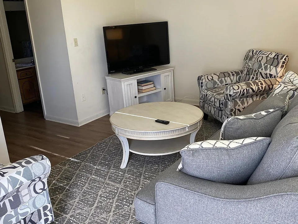 This is the furniture that is used in this unit, Brand new and so comfortable and 
 TV included also!