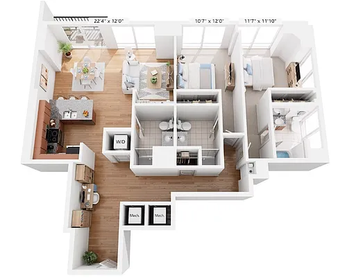 Floor plan B3