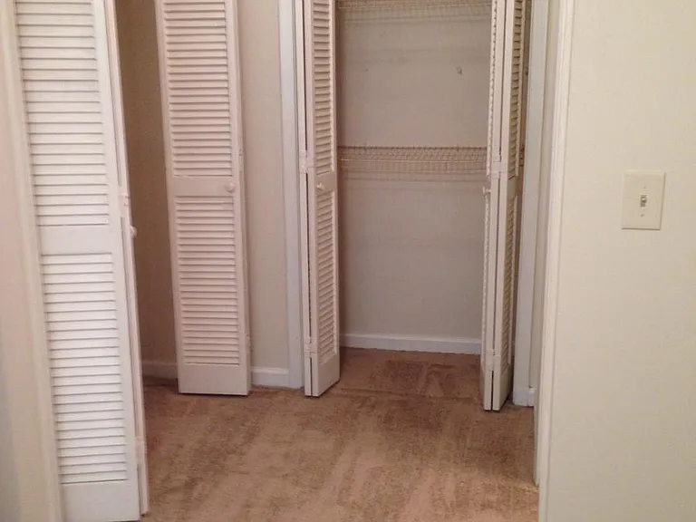 Master bedroom closets