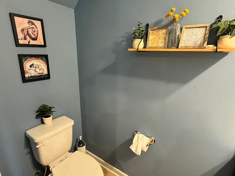 Downstairs half bath