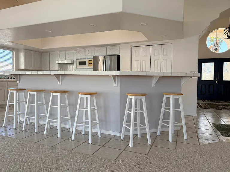 Spacious bar with ample seating