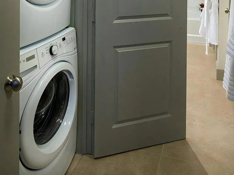 In-Unit Laundry with Front-Loading Washer and Dryer