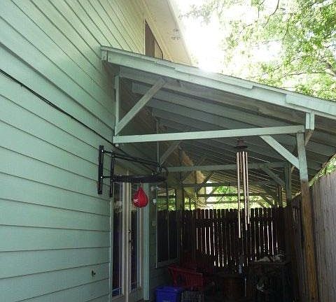 Porch back of the house