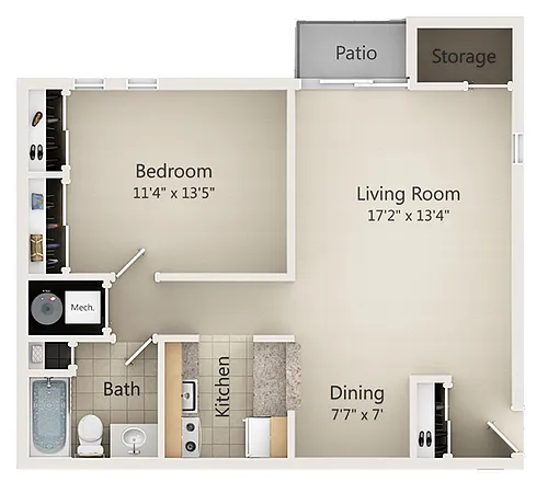 Floor plan B2