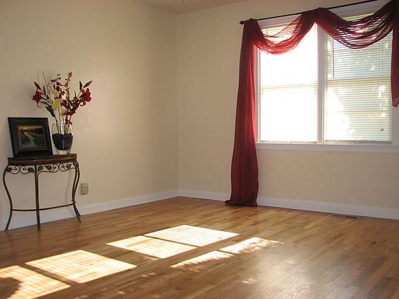 Living room with hardwood floors